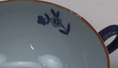 Buljongkoppar, 8 delar, flintgods, ''Ostindia'', Rörstrand.