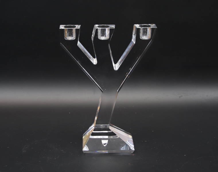 Martti Rytkönen, kandelaber, glas, ''Construct'', Orrefors.