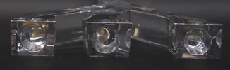 Martti Rytkönen, kandelaber, glas, ''Construct'', Orrefors.