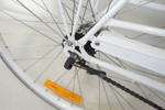 Damcykel, 28 tum, 3 växlar, "White Label", Crescent.