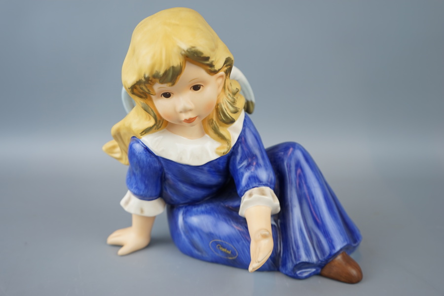 Ängel, figurin, porslin, "Weihnacht", Goebel, Tyskland. 