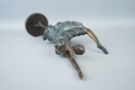 Skulptur, patinerad brons,  ballerina, Fyrklövern.