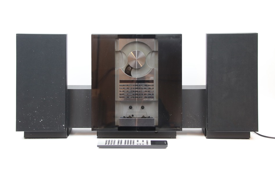 Stereo, Bang & Olufsen, Beosound 2500, samt fjärrkontroll, Beolink 1000.