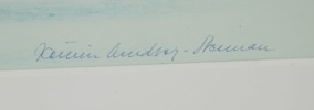 Kerstin Lundberg-Stenman, litografi nr 34/61, signerad.
