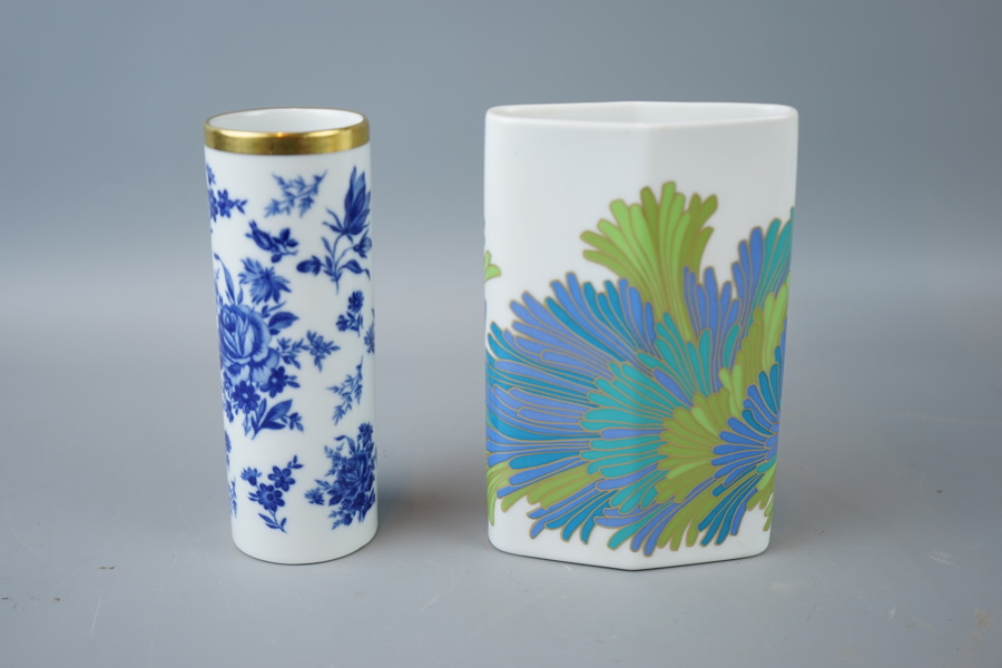 Vaser, 2 st, bl.a Studio-linie, Rosenthal.