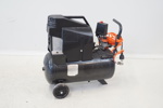 Kompressor, EURO 1500 AirTech, Einhell, med tillbehör.