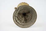 Fotogenlampa, bronserad  metall/glas, 1800/1900-tal.