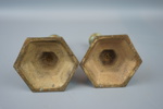 Ljusstakar, 2+2 st, malm, barockstil, 1900-tal.