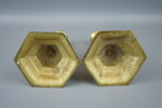 Ljusstakar, 2+2 st, malm, barockstil, 1900-tal.
