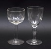 Glasservisdelar, 46 st, olivslipade.
