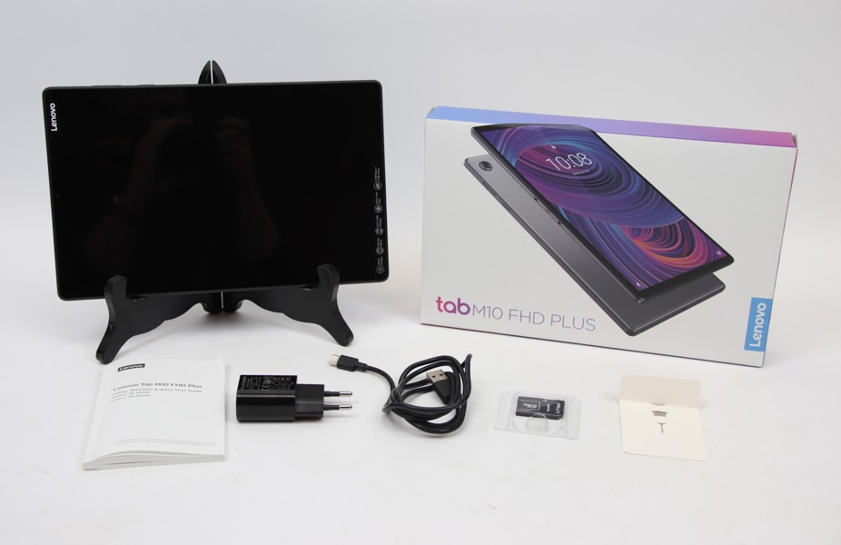Surfplatta, 10,3 tum, Lenovo tab M10 FHD Plus, med tillbehör.