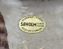 Skål och vas, stengods, Söholm Stentöj, Bornholm, Danmark.