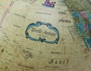 Jordglob med belysning, World Antique, Scan-Globe A/S, Danmark.