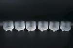 Tapio Wirkkala, whiskyglas, 6 st, "Ultima Thule", Iittala.