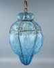 Hallampa, glas/metall, 1900-talets mitt.