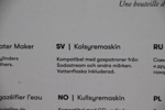Kolsyremaskin, Aarke Carbonator 3, obegagnad.