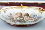 Tvättfat, majolika, 1800/1900-tal.