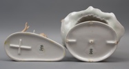 Figuriner, 2 st, porslin, Wallendorf.