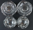 Ann Wärff, ljuslyktor, 4 st, glas, ''Snöboll'', Kosta Boda.