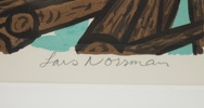 Lars Norrman, litografi LIII/C, signerad.