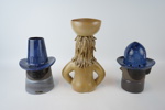 Figuriner, 3 st, keramik, bl.a Elsi Bourelius.