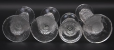 Tapio Wirkkala, ljusstakar, 4 st, glas, ''Festivo'', Iittala.