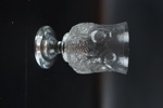 Lars Hellsten, glas och smörskål, 13 delar, glas, "Påfågel", Orrefors.