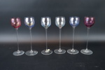 Likör- och konjaksglas, ett parti.
