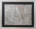Torsten Torstensson, "Simrishamns hamn", tavla, tenn, signerad.