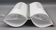 Samuel Parker, bordslampor, ett par, plast/metall, S-tube, Shape, Slamp, Italien.