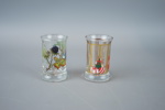 Karaffer och snapsglas, 16 delar, glas, Holmegaard.