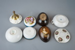 Nipperaskar, 4 st, porslin, bl.a Rosenthal.