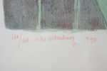 Acke Oldenburg, litografi nr 160/160, signerad, daterad 1998.