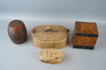 Allmoge, 4 delar, trä, 1800/1900-tal.
