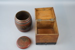 Allmoge, 4 delar, trä, 1800/1900-tal.