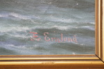 Frederik Ernlund, olja på duk, signerad.