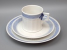 Arnold Krogh, kaffeservis, 27 delar, porslin, ''Blå Vifte'', Royal Copenhagen.
