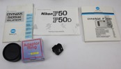 Kameror och objektiv, ett parti, Nikon, Canon, Minolta och Sony.