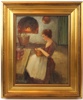 Paul Ravnvig, ''Lotta'', olja på duk, signerad.