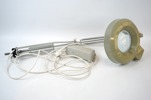Förstoringslampa, metall/plast, Philips.