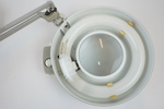 Förstoringslampa, metall/plast, Philips.