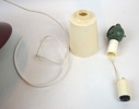 Taklampa, metall, Belid T214.