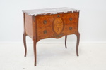 Stilbyrå, 2 lådor, trä/stenskiva, gustaviansk stil, 1900-tal.
