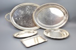 Brickor m.m, 10 delar, bl.a nysilver.