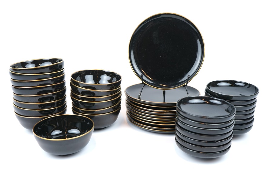 Soppservis med lock, 41 delar, porslin, Rörstrand.