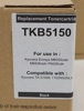 Toner till Kyocera Ecosys TK-5150K, 4 st, svart, TKB5150.
