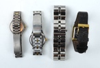 Armbandsur och pennor, 6 delar, bl.a Skagen, Jaques Lemans och Certina.