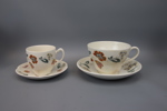 Kaffe/teservis, 25 delar, porslin, "Marcella", Ikea, 1990-tal.