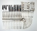 Bestickservis, 55 delar, nysilver, ''Rokoko'', GAB, 1900-tal.