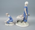 Figuriner, 2 st, porslin, Bing & Gröndahl, Danmark.